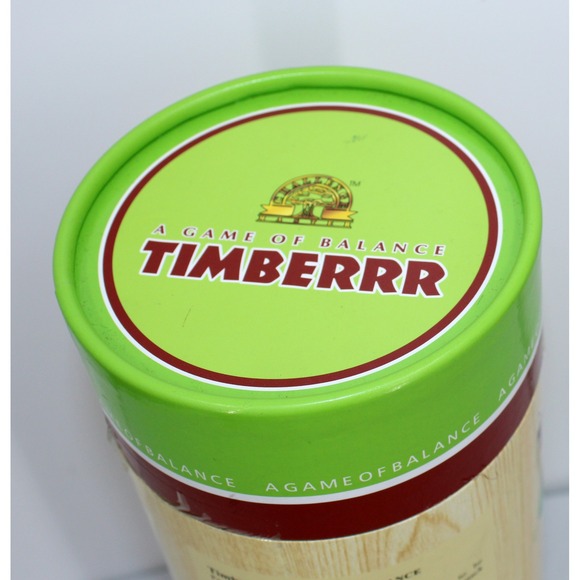 TIMBERRR A GAME OF BALANCE 42 Piece Wooden Block Stacking Tower Game Kids Adults - Picture 4 of 4